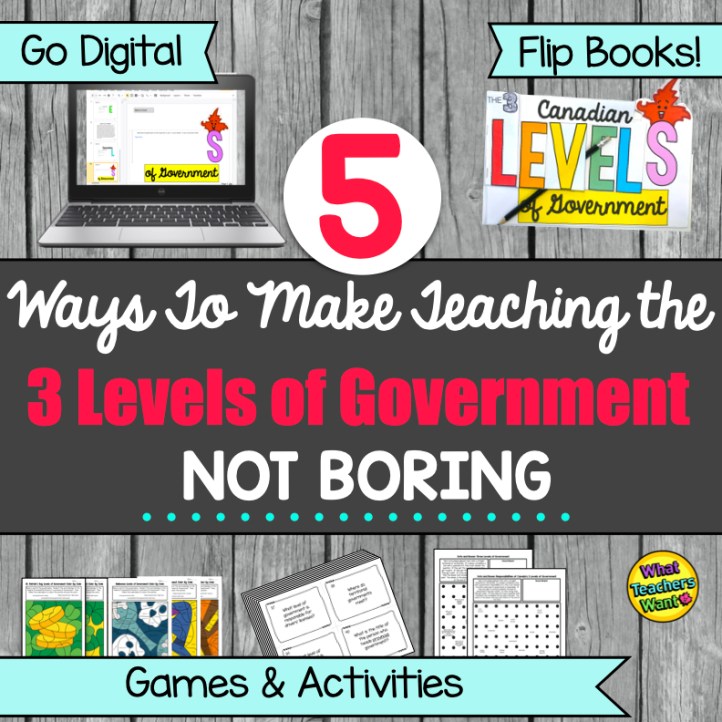 Canadian Government, Canada's Government three levels